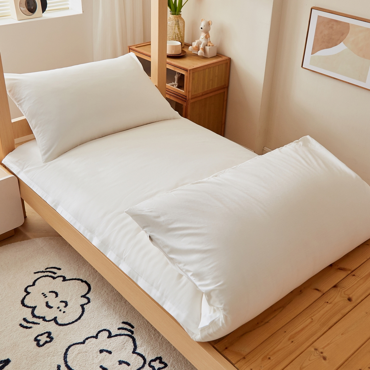 91家纺网 家纺一手货源 找家纺 （总）梦镜家纺 2025新款A类鱼鳞网双层纱褥子（含买家秀）