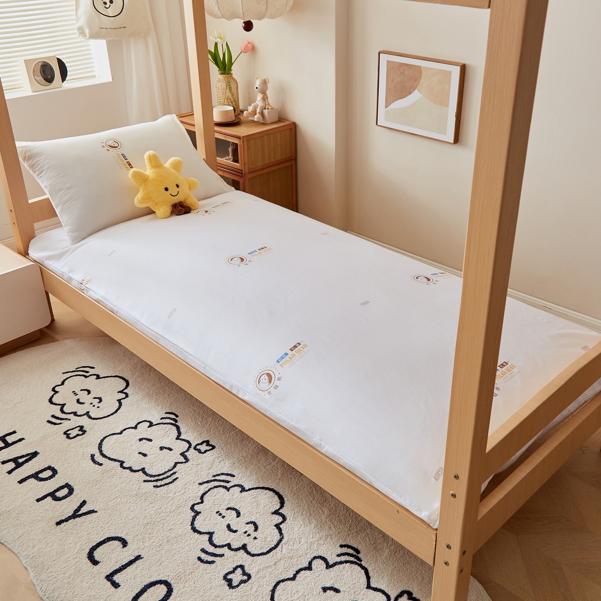 91家纺网 家纺一手货源 找家纺 （总）梦镜家纺 2025新款A类水洗棉床褥（含买家秀）