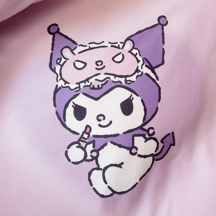 91家纺网 家纺一手货源 找家纺 港岛妹妹 2025新款三丽鸥正版授权四件套-学生床拍摄图 三丽鸥-信封库洛米