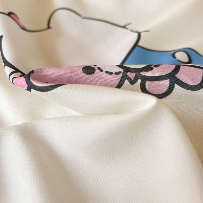 91家纺网 家纺一手货源 找家纺 港岛妹妹 2025新款三丽鸥正版授权四件套-学生床拍摄图 三丽鸥-五彩kt猫