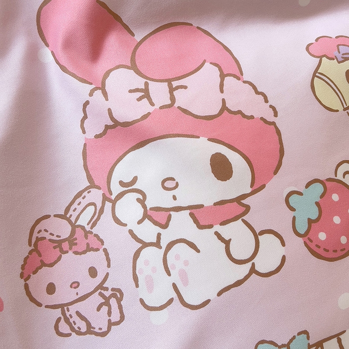 91家纺网 家纺一手货源 找家纺 港岛妹妹 2025新款三丽鸥正版授权四件套-学生床拍摄图 三丽鸥-蝴蝶结美乐蒂