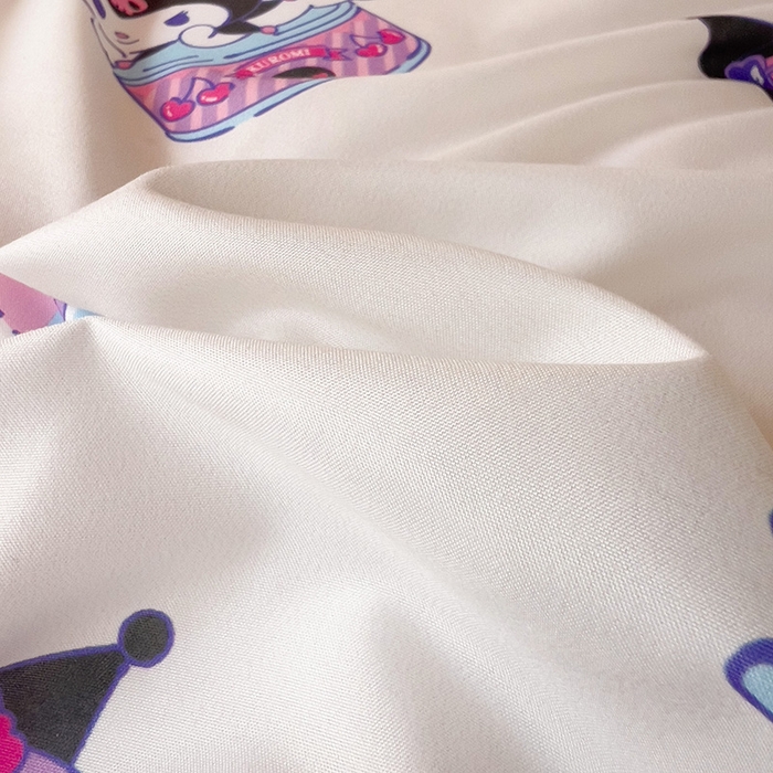 91家纺网 家纺一手货源 找家纺 港岛妹妹 2025新款三丽鸥正版授权四件套-学生床拍摄图 三丽鸥-潮流库洛米