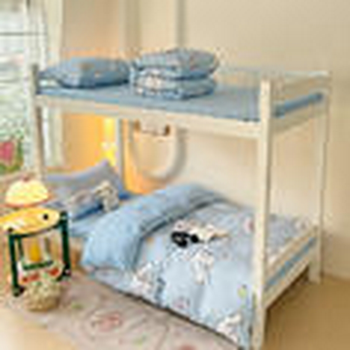 港岛妹妹 2025新款三丽鸥正版授权四件套-学生床拍摄图 三丽鸥-牛奶玉桂狗