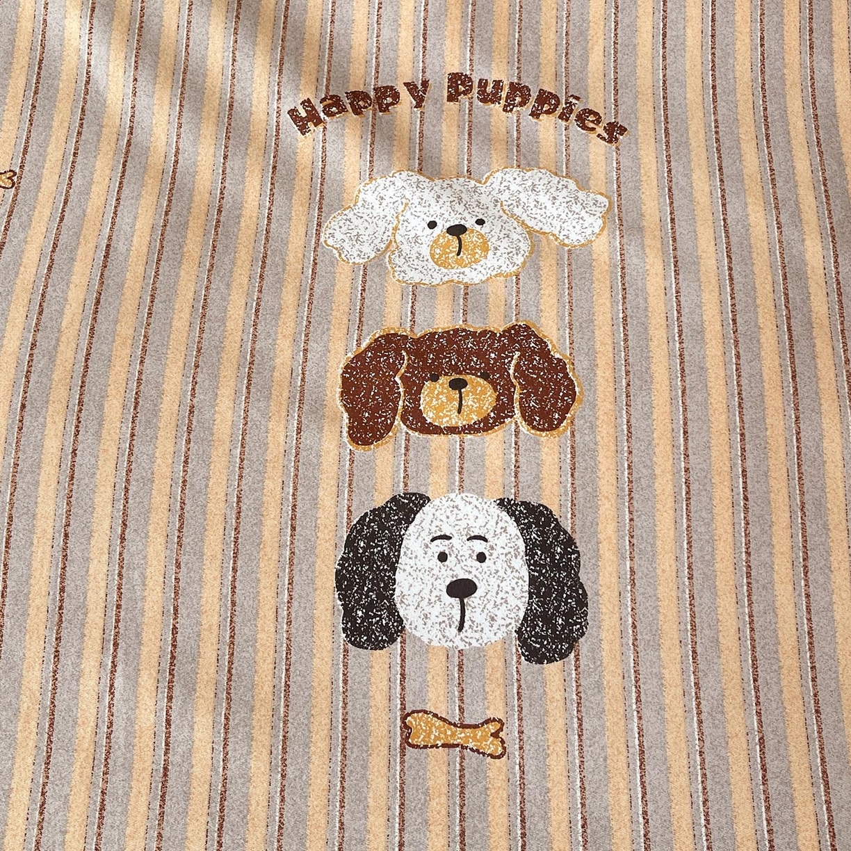 91家纺网 家纺一手货源 找家纺 帅露家纺 2025新款升级疆大白全棉加厚生态磨毛四件套 彩虹小狗