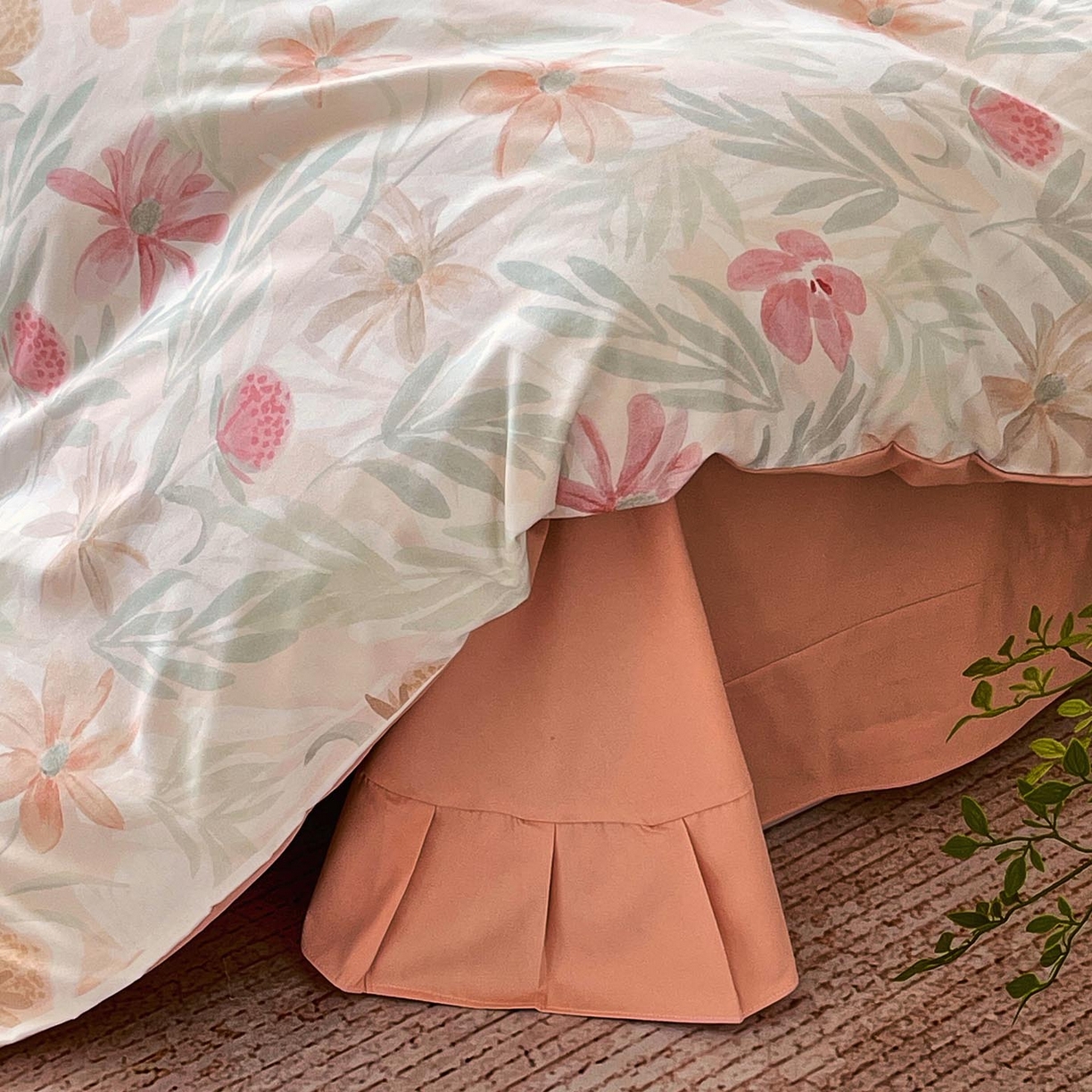 91家纺网 家纺一手货源 找家纺 帅露家纺 2025新款升级疆大白全棉加厚生态磨毛四件套 花期