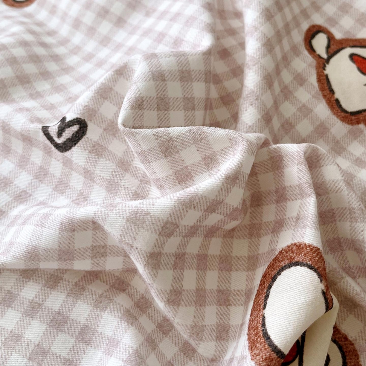 91家纺网 家纺一手货源 找家纺 帅露家纺 2025新款升级疆大白全棉加厚生态磨毛四件套 萌趣