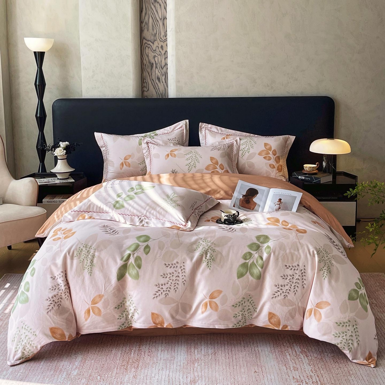 91家纺网 家纺一手货源 找家纺 帅露家纺 2025新款升级疆大白全棉加厚生态磨毛四件套 芊语-米