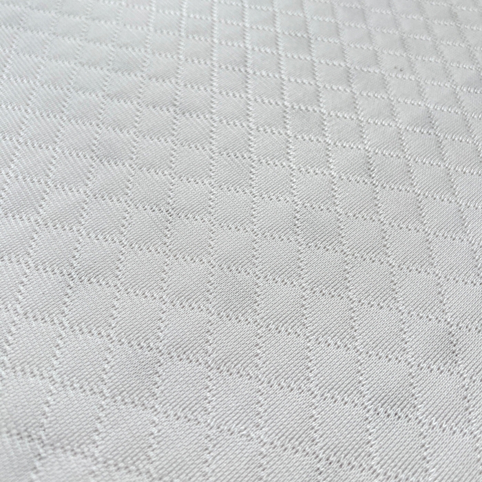 91家纺网 家纺一手货源 找家纺 美丽折家纺 2025新款A级一体成型纯天然乳胶床垫 95D进口水洗天然胶（送内套和外套） 纯白菱形格