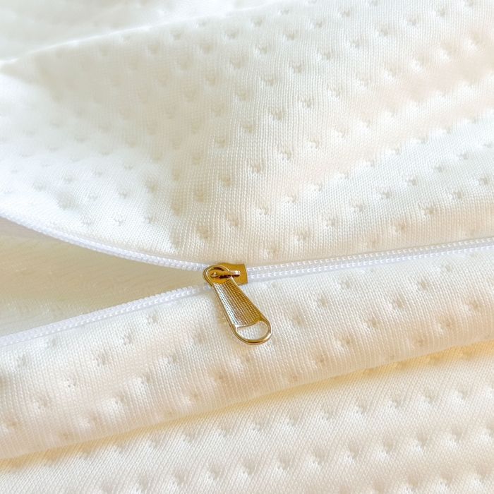 91家纺网 家纺一手货源 找家纺 美丽折家纺 2025新款A级一体成型纯天然乳胶床垫 95D进口水洗天然胶（送内套和外套） 纯白色