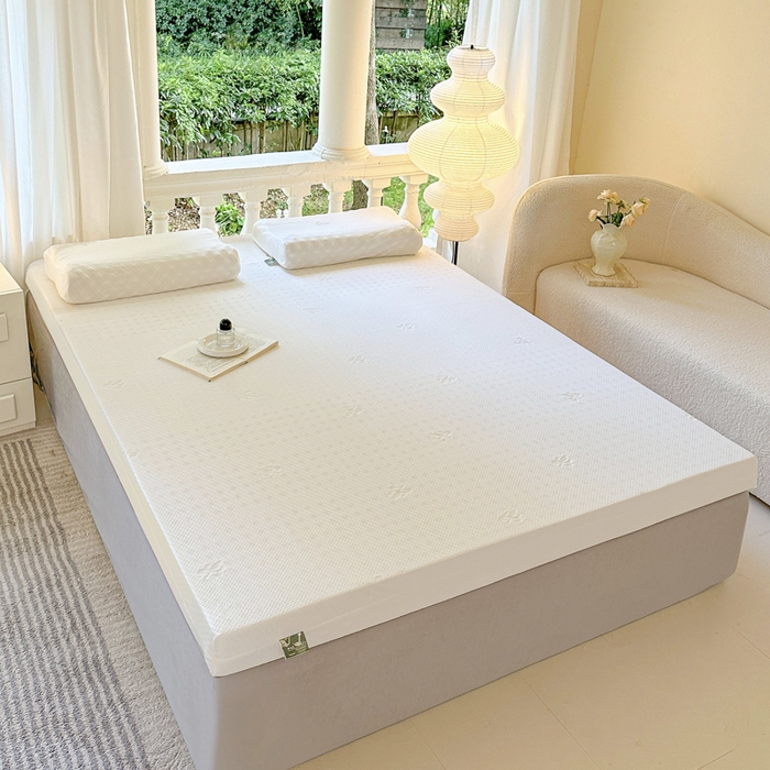 91家纺网 家纺一手货源 找家纺 美丽折家纺 2025新款A级一体成型纯天然乳胶床垫 95D进口水洗天然胶（送内套和外套） 枫叶款