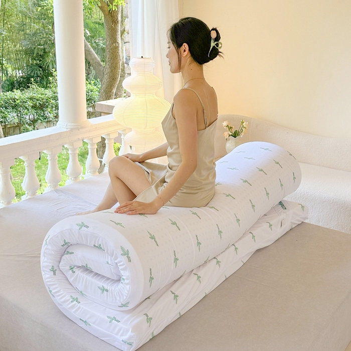 91家纺网 家纺一手货源 找家纺 美丽折家纺 2025新款A级一体成型纯天然乳胶床垫 95D进口水洗天然胶（送内套和外套） 二代