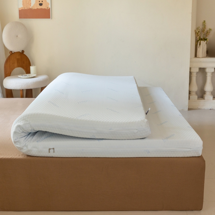 91家纺网 家纺一手货源 找家纺 美丽折家纺 2025新款A级一体成型纯天然乳胶床垫 95D进口水洗天然胶（送内套和外套） 三代