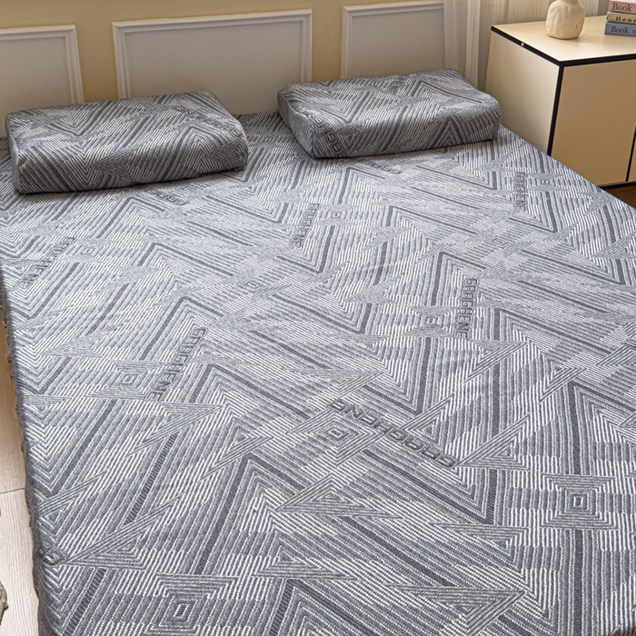 91家纺网 家纺一手货源 找家纺 美丽折家纺 2025新款A级一体成型纯天然乳胶床垫 95D进口水洗天然胶（送内套和外套） 肌理纹