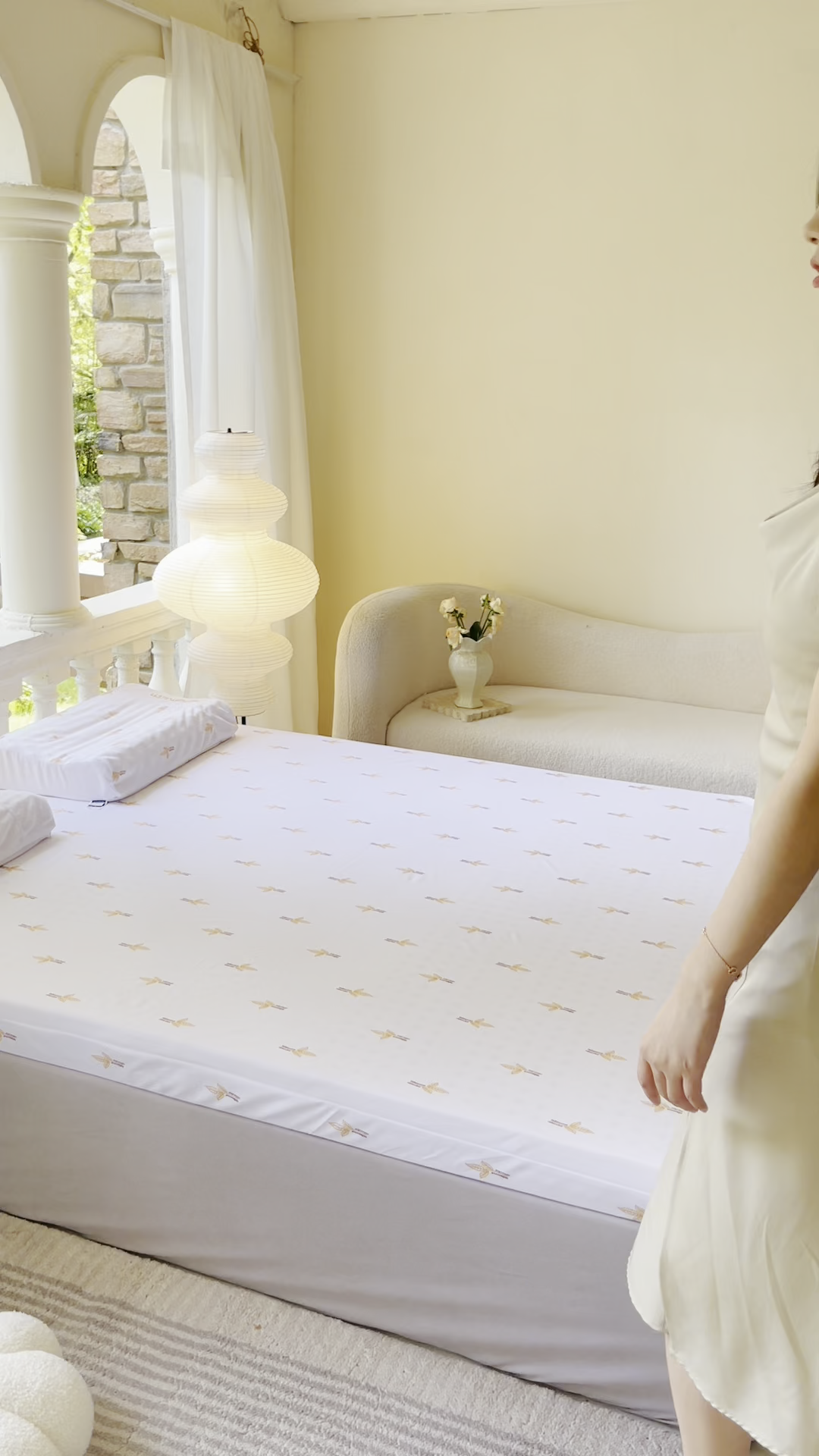 91家纺网 家纺一手货源 找家纺 美丽折家纺 2025新款A级一体成型纯天然乳胶床垫 95D进口水洗天然胶（送内套和外套） 乳胶床垫裸芯