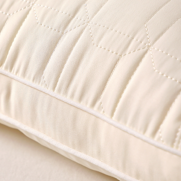 91家纺网 家纺一手货源 找家纺 大熊枕芯 2025新款颈护卫全棉分区护颈枕枕头枕芯 白色 48x74cm/只