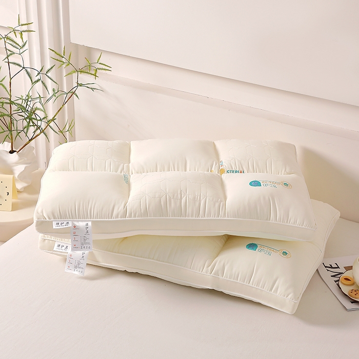 91家纺网 家纺一手货源 找家纺 （总）大熊枕芯 2025新款颈护卫全棉分区护颈枕枕头枕芯