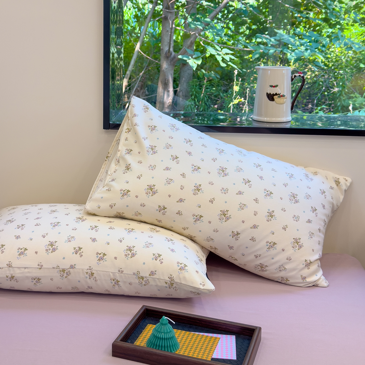 91家纺网 家纺一手货源 找家纺 （总）竹合家纺 2025秋冬新品爆款有氧人字纹提花小清新加厚四件套