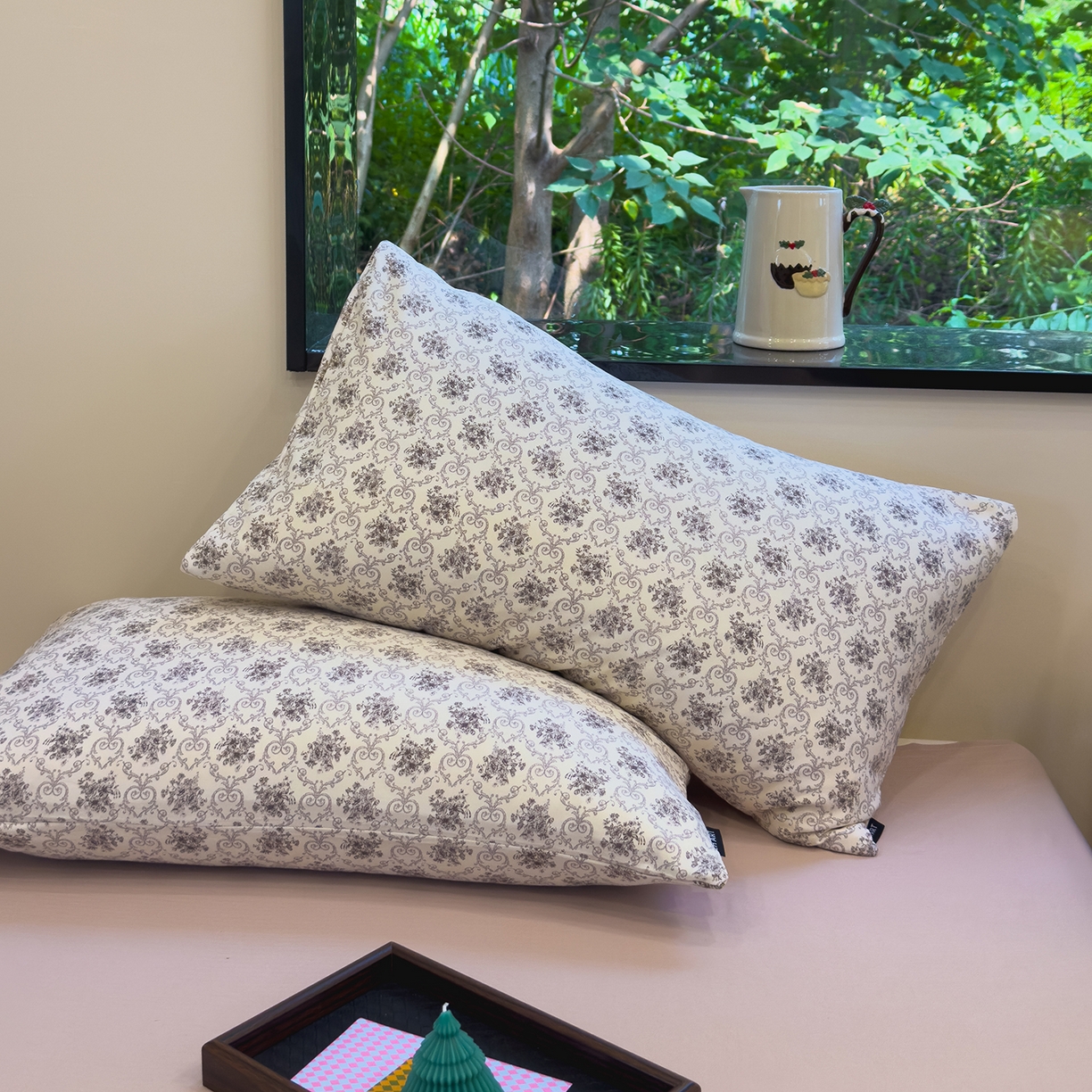 91家纺网 家纺一手货源 找家纺 竹合家纺 2025秋冬新品爆款有氧人字纹提花小清新加厚四件套 花与诗