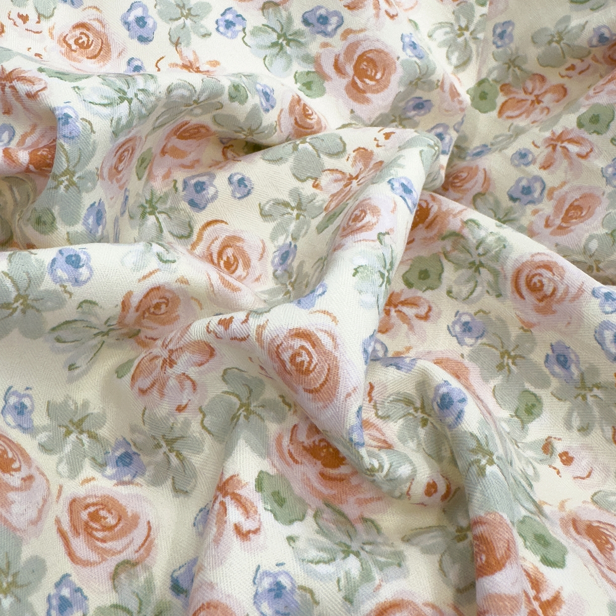 91家纺网 家纺一手货源 找家纺 竹合家纺 2025秋冬新品爆款有氧人字纹提花小清新加厚四件套 宛夏