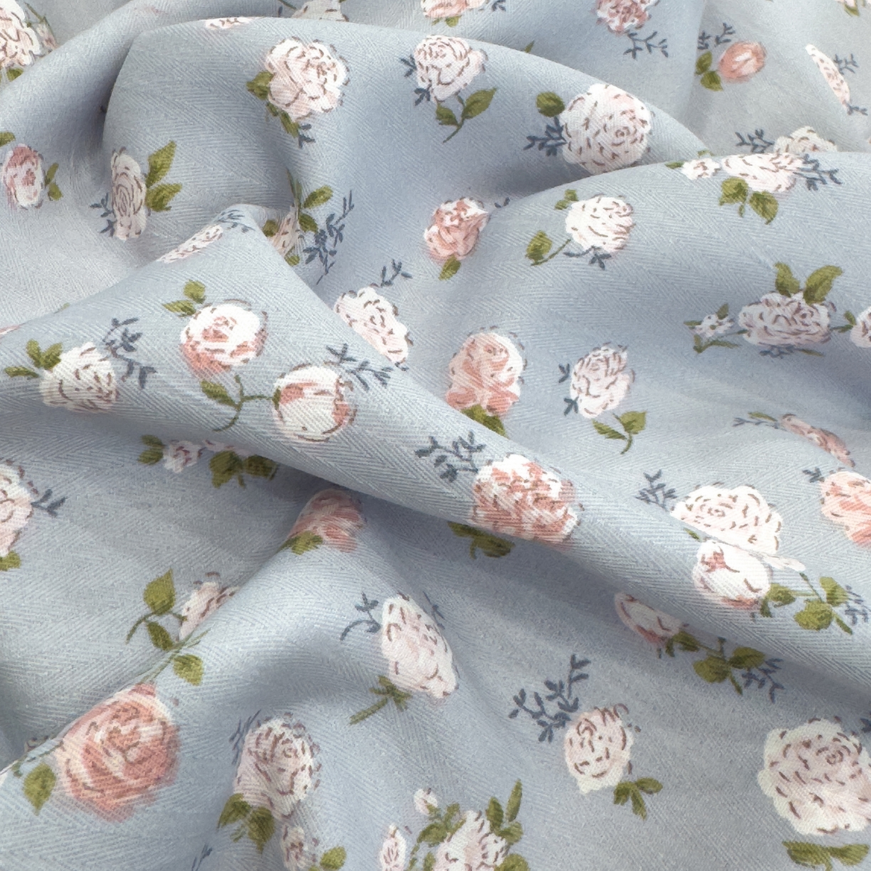 91家纺网 家纺一手货源 找家纺 竹合家纺 2025秋冬新品爆款有氧人字纹提花小清新加厚四件套 野茶