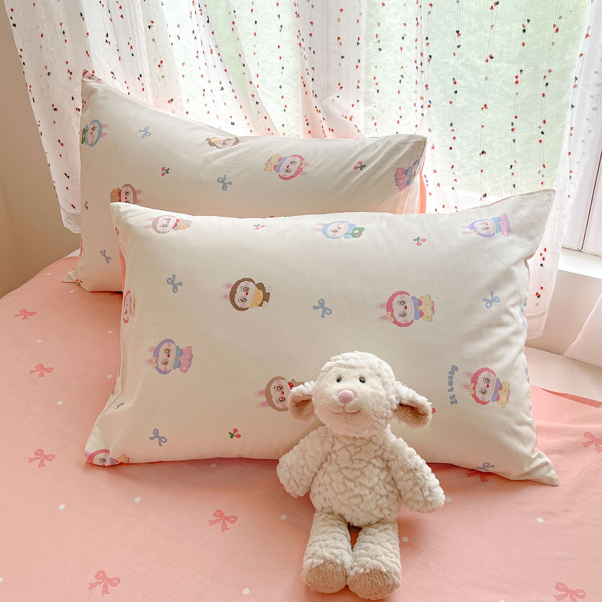 91家纺网 家纺一手货源 找家纺 （总）瑞莱2025新款开学季全棉133*72印花四件套