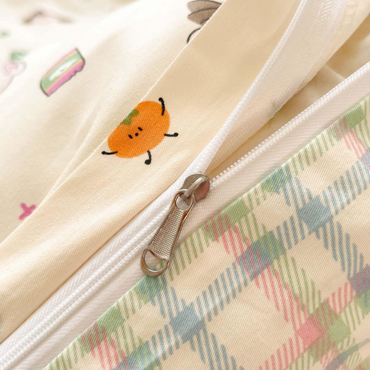 91家纺网 家纺一手货源 找家纺 瑞莱2025新款开学季全棉133*72印花四件套 新新一家