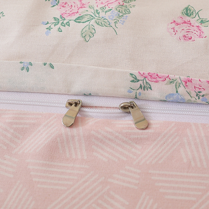 91家纺网 家纺一手货源 找家纺 宇彬家纺 2025直播新款13372全棉纯棉印花单双人被套喷气小清新简约热款学生被罩 诗野春日