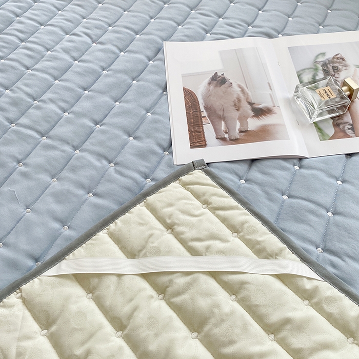 91家纺网 家纺一手货源 找家纺 （总）乐嘉盈2025新款四季通用华夫格床护垫