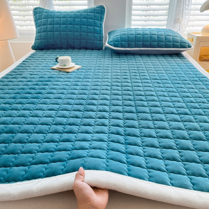 91家纺网 家纺一手货源 找家纺 （总）莉莉安家纺 2025牛奶绒床垫软垫家用绒毯子垫被褥子宿舍学生单人冬季加绒牛奶绒床褥垫子