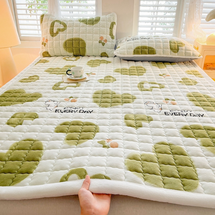 91家纺网 家纺一手货源 找家纺 （总）莉莉安家纺 2025牛奶绒床垫软垫家用绒毯子垫被褥子宿舍学生单人冬季加绒牛奶绒床褥垫子
