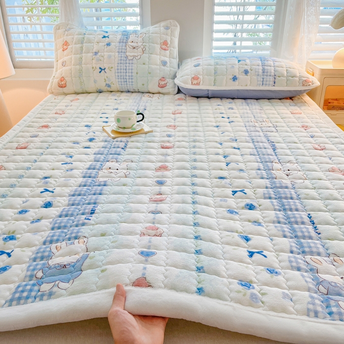 91家纺网 家纺一手货源 找家纺 （总）莉莉安家纺 2025牛奶绒床垫软垫家用绒毯子垫被褥子宿舍学生单人冬季加绒牛奶绒床褥垫子