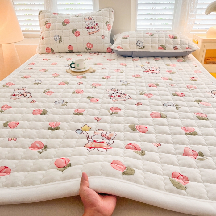 91家纺网 家纺一手货源 找家纺 （总）莉莉安家纺 2025牛奶绒床垫软垫家用绒毯子垫被褥子宿舍学生单人冬季加绒牛奶绒床褥垫子