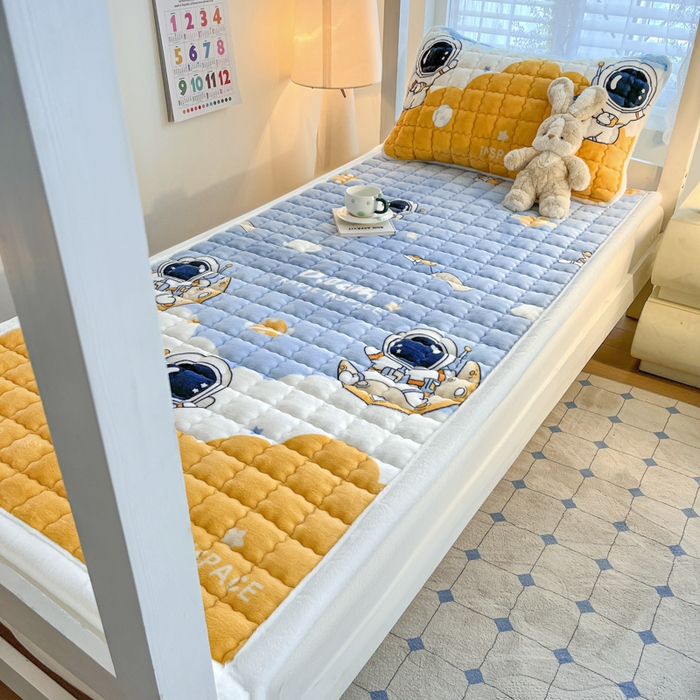 91家纺网 家纺一手货源 找家纺 （总）莉莉安家纺 2025牛奶绒床垫褥子软垫家用加厚宿舍学生单人铺垫被冬季加绒毛毯床褥