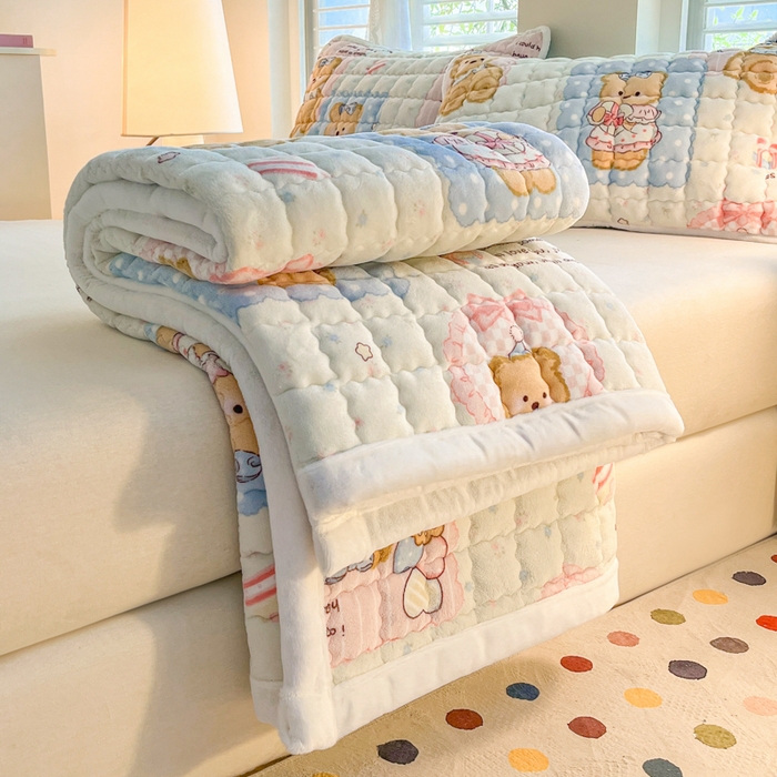 91家纺网 家纺一手货源 找家纺 莉莉安家纺 2025牛奶绒床垫软垫家用绒毯子垫被褥子宿舍学生单人冬季加绒牛奶绒床褥垫子 洛丽塔