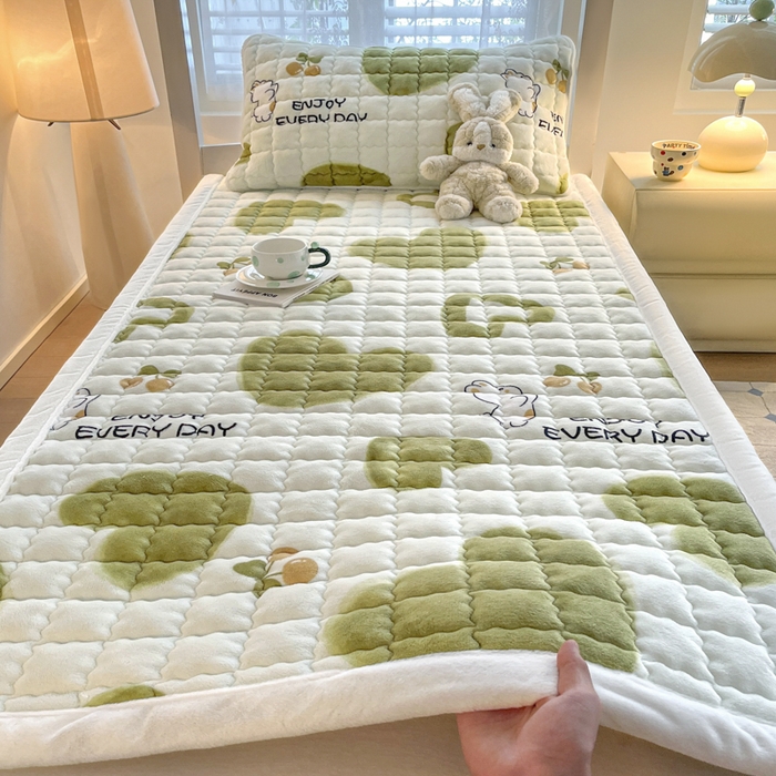 91家纺网 家纺一手货源 找家纺 （总）莉莉安家纺 2025牛奶绒床垫褥子软垫家用加厚宿舍学生单人铺垫被冬季加绒毛毯床褥