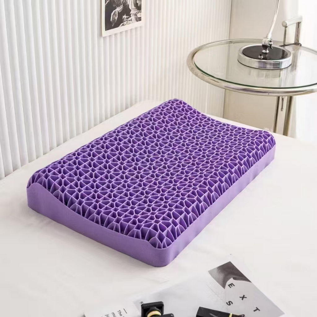 91家纺网 家纺一手货源 找家纺 （总）云熙枕业 2025新款抖音热款TPE黑科技黑胶零压力水洗蜂窝枕枕头枕芯