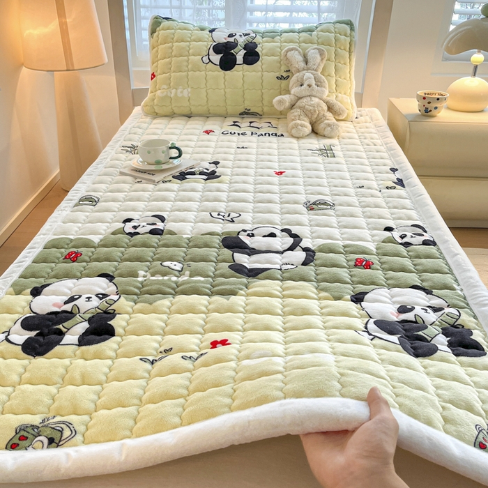 91家纺网 家纺一手货源 找家纺 （总）莉莉安家纺 2025牛奶绒床垫褥子软垫家用加厚宿舍学生单人铺垫被冬季加绒毛毯床褥