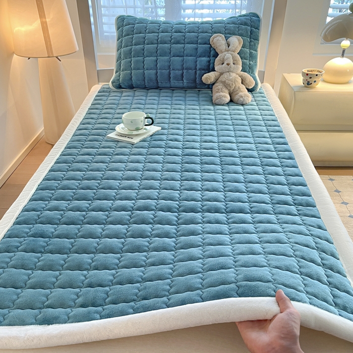 91家纺网 家纺一手货源 找家纺 （总）莉莉安家纺 2025牛奶绒床垫褥子软垫家用加厚宿舍学生单人铺垫被冬季加绒毛毯床褥