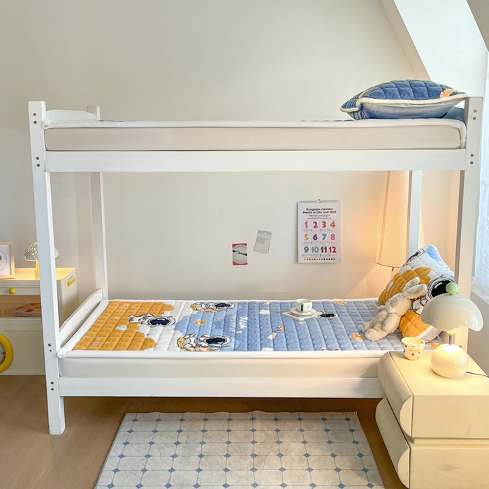 91家纺网 家纺一手货源 找家纺 莉莉安家纺 2025牛奶绒床垫褥子软垫家用加厚宿舍学生单人铺垫被冬季加绒毛毯床褥 太空漫游