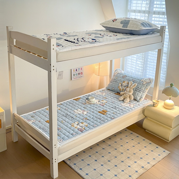 91家纺网 家纺一手货源 找家纺 莉莉安家纺 2025牛奶绒床垫褥子软垫家用加厚宿舍学生单人铺垫被冬季加绒毛毯床褥 童话乐园