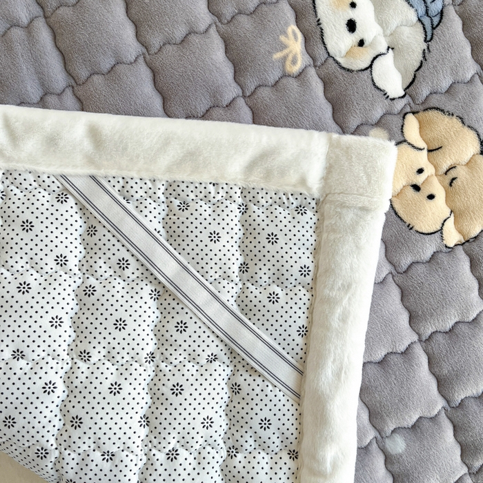 91家纺网 家纺一手货源 找家纺 莉莉安家纺 2025牛奶绒床垫褥子软垫家用加厚宿舍学生单人铺垫被冬季加绒毛毯床褥 欢乐颂