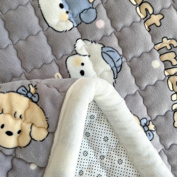 91家纺网 家纺一手货源 找家纺 莉莉安家纺 2025牛奶绒床垫褥子软垫家用加厚宿舍学生单人铺垫被冬季加绒毛毯床褥 欢乐颂