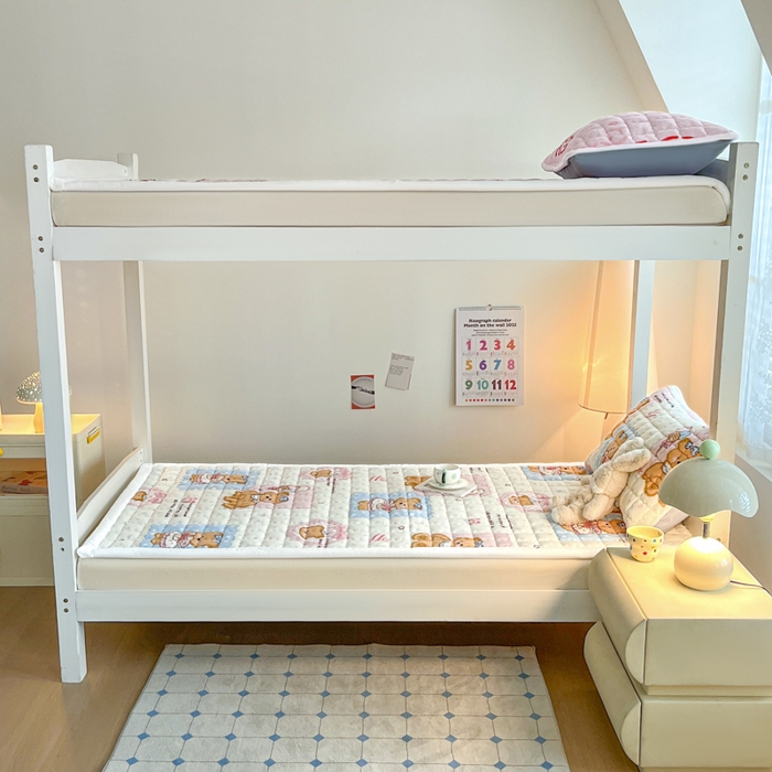 91家纺网 家纺一手货源 找家纺 莉莉安家纺 2025牛奶绒床垫褥子软垫家用加厚宿舍学生单人铺垫被冬季加绒毛毯床褥 洛丽塔