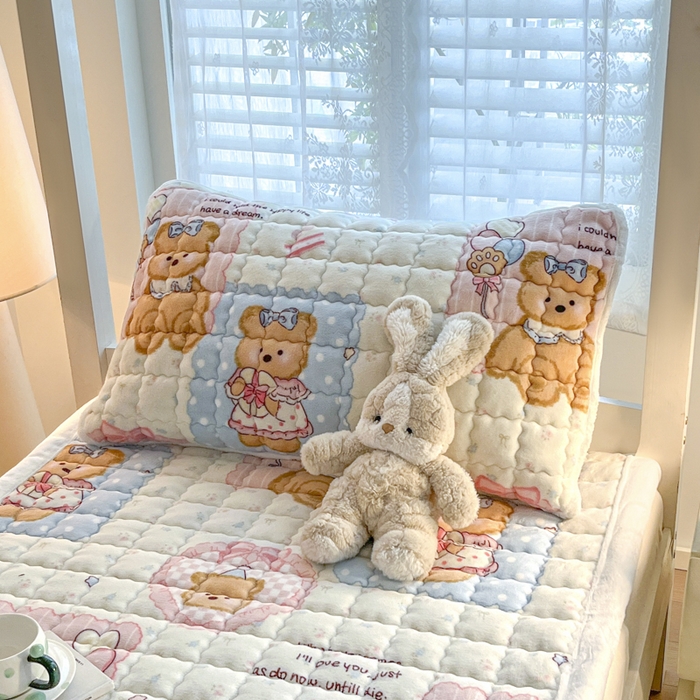 91家纺网 家纺一手货源 找家纺 莉莉安家纺 2025牛奶绒床垫褥子软垫家用加厚宿舍学生单人铺垫被冬季加绒毛毯床褥 洛丽塔