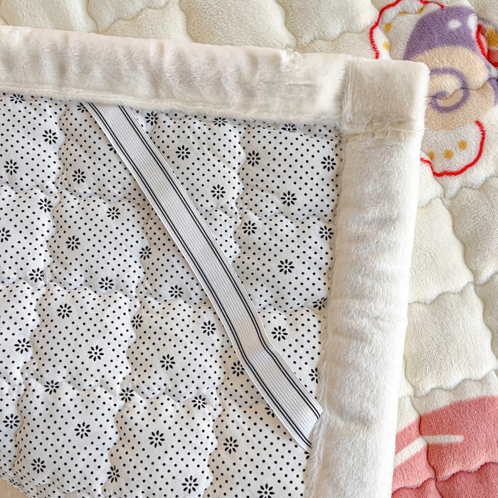 91家纺网 家纺一手货源 找家纺 莉莉安家纺 2025牛奶绒床垫褥子软垫家用加厚宿舍学生单人铺垫被冬季加绒毛毯床褥 蜜桃女孩