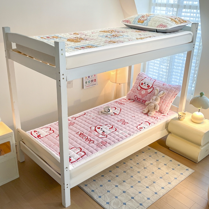 91家纺网 家纺一手货源 找家纺 莉莉安家纺 2025牛奶绒床垫褥子软垫家用加厚宿舍学生单人铺垫被冬季加绒毛毯床褥 甜甜兔