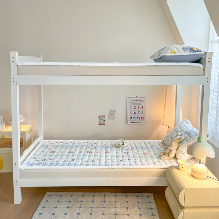 91家纺网 家纺一手货源 找家纺 莉莉安家纺 2025牛奶绒床垫褥子软垫家用加厚宿舍学生单人铺垫被冬季加绒毛毯床褥 兔兔花语