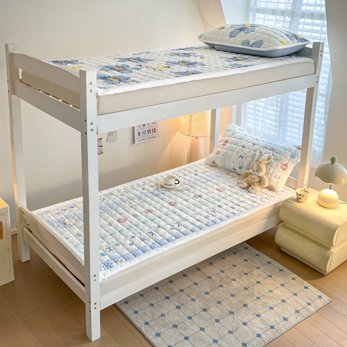 91家纺网 家纺一手货源 找家纺 莉莉安家纺 2025牛奶绒床垫褥子软垫家用加厚宿舍学生单人铺垫被冬季加绒毛毯床褥 兔兔花语