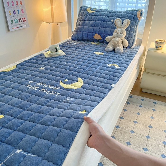 91家纺网 家纺一手货源 找家纺 莉莉安家纺 2025牛奶绒床垫褥子软垫家用加厚宿舍学生单人铺垫被冬季加绒毛毯床褥 星月传奇