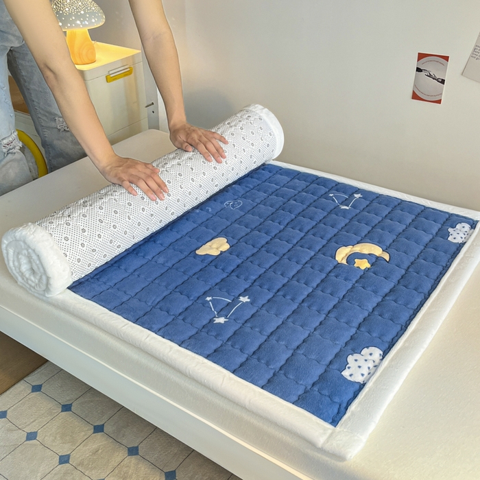 91家纺网 家纺一手货源 找家纺 莉莉安家纺 2025牛奶绒床垫褥子软垫家用加厚宿舍学生单人铺垫被冬季加绒毛毯床褥 星月传奇